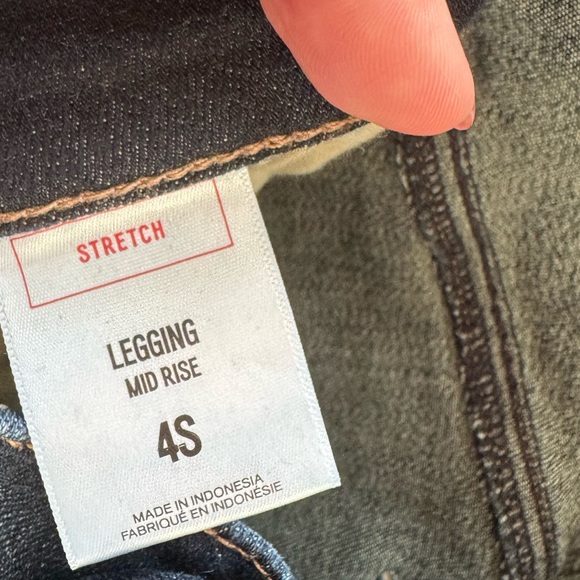 Express Mid Rise Stretch Jeggings - Picture 4 of 4